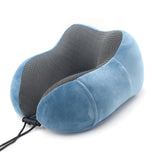 1PC U Shaped Memory Foam Neck Pillows Soft Slow Rebound Space Travel Pillow Solid Neck Cervical Healthcare Bedding Drop Shipping