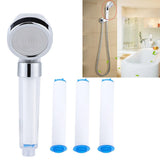 Negative Ions Pressurized Handheld Shower Head Bathroom Showering Bathing Sprinkler Handheld Bath Sprayer with PP Cotton Filters