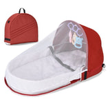 Portable Travel Baby Nest Multi-function Baby Bed Crib with Mosquito Net Foldable Babynest Bassinet Infant Sleep Children's Bed