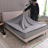 Six Sides All Inclusive Quilted Bed Mattress Cover Protector Mattress With zipper Solid Color Mattress Pad Cover Custom size