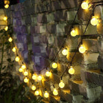 10/20/50 LEDS Crystal ball 5M/10M Solar Lamp Power LED String Fairy Lights Solar Garlands Garden Christmas Decor For Outdoor