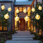 10/20/50 LEDS Crystal ball 5M/10M Solar Lamp Power LED String Fairy Lights Solar Garlands Garden Christmas Decor For Outdoor