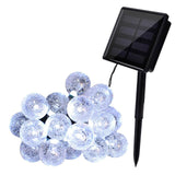 10/20/50 LEDS Crystal ball 5M/10M Solar Lamp Power LED String Fairy Lights Solar Garlands Garden Christmas Decor For Outdoor