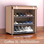 Multi-layer Assembled Shoe Rack Dust-proof Shoe Cabinet Shoe Stand Dormitory Storage Shelf Organizer Living Room Home Furniture