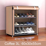 Multi-layer Assembled Shoe Rack Dust-proof Shoe Cabinet Shoe Stand Dormitory Storage Shelf Organizer Living Room Home Furniture