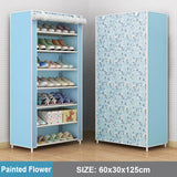 Multi-layer Assembled Shoe Rack Dust-proof Shoe Cabinet Shoe Stand Dormitory Storage Shelf Organizer Living Room Home Furniture