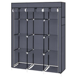 Folding Non-woven Cloth Wardrobe Storage Cabinet Portable Fabric Closet Bedroom Waterproof Reinforcement Dustproof Furniture