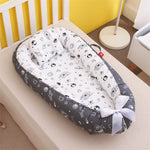 Removable Sleeping Nest for Baby Bed Crib with Pillow Travel Playpen Cot Infant Toddler Infant Cradle Mattress