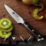 XINZUO 3.5'' Japanese Style Utility Knife Ergonomic Ebony Handle  German 1.4116 Stainless Steel Peeling Fruit Kitchen Chef Knife