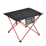 Outdoor Foldable Table Portable Camping Furniture Computer Picnic Tables Ultra Light Anti Slip Folding Desk Aluminium Alloy