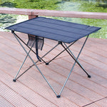 Outdoor Foldable Table Portable Camping Furniture Computer Picnic Tables Ultra Light Anti Slip Folding Desk Aluminium Alloy