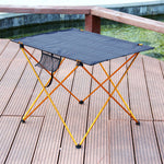 Outdoor Foldable Table Portable Camping Furniture Computer Picnic Tables Ultra Light Anti Slip Folding Desk Aluminium Alloy