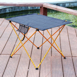 Outdoor Foldable Table Portable Camping Furniture Computer Picnic Tables Ultra Light Anti Slip Folding Desk Aluminium Alloy