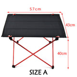 Outdoor Foldable Table Portable Camping Furniture Computer Picnic Tables Ultra Light Anti Slip Folding Desk Aluminium Alloy