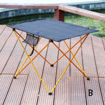 Outdoor Foldable Table Portable Camping Furniture Computer Picnic Tables Ultra Light Anti Slip Folding Desk Aluminium Alloy