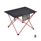 Outdoor Foldable Table Portable Camping Furniture Computer Picnic Tables Ultra Light Anti Slip Folding Desk Aluminium Alloy