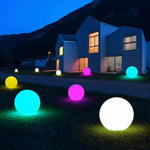 Lawn Lamp Floor LED Light Bulb Remote Control Luminous Ball Waterproof 16 Colorful Outdoor Landscape Garden Light Home Decor