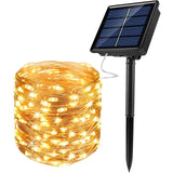 LED Solar String Lights Outdoor Garland Waterproof Lamp Led Luces 22M Solar Power String Fairy Light For Garden Decoration