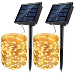 LED Solar String Lights Outdoor Garland Waterproof Lamp Led Luces 22M Solar Power String Fairy Light For Garden Decoration