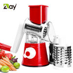 Vegetable Slicer Manual Kitchen Accessories Grater Vegetable Chopper 3 in 1 Round Cutter Potato Spiralizer Home Gadget Tool Item