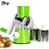 Vegetable Slicer Manual Kitchen Accessories Grater Vegetable Chopper 3 in 1 Round Cutter Potato Spiralizer Home Gadget Tool Item