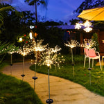 Waterproof Fairy Garland 90/150 LED Light  LED Outdoor Solar Fireworks Lights String Garden Lawn Street decoration lighting lamp