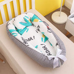 Removable Sleeping Nest for Baby Bed Crib with Pillow Travel Playpen Cot Infant Toddler Infant Cradle Mattress