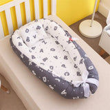 Removable Sleeping Nest for Baby Bed Crib with Pillow Travel Playpen Cot Infant Toddler Infant Cradle Mattress