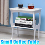 NEW Wood Coffee Table Bedside Table Tea Fruit Service Plate Tray Sofa Side Table Home Furniture Living Room Coffee Tables