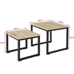 Home Side Table Furniture Square Coffee Table for Living Room Small Bedside Table Design End Table Sofaside Minimalist Desk 1set