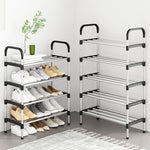 Simple Multilayer Shoe Cabinets Easy to Install Shoes Rack Organizer Reinforced Steel Tube Shoe Rack Home Furniture Modern 2021