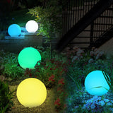 Lawn Lamp Floor LED Light Bulb Remote Control Luminous Ball Waterproof 16 Colorful Outdoor Landscape Garden Light Home Decor