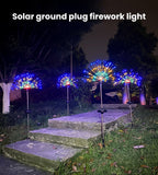 Garden Decoration Outdoor 200 LED Solar Light Outdoors Fireworks Shape  Lights dandelion lawn lamps luces solares para exterior