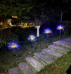 Garden Decoration Outdoor 200 LED Solar Light Outdoors Fireworks Shape  Lights dandelion lawn lamps luces solares para exterior