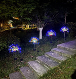 Garden Decoration Outdoor 200 LED Solar Light Outdoors Fireworks Shape  Lights dandelion lawn lamps luces solares para exterior