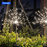 Garden Decoration Outdoor 200 LED Solar Light Outdoors Fireworks Shape  Lights dandelion lawn lamps luces solares para exterior