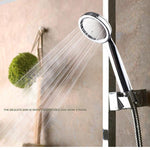 New arrival High Pressure Shower Head Bathroom Water Saving Shower Head Powerful Boosting Spray Bath Handheld Shower Head